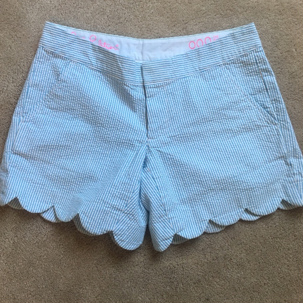 Seersucker Lilly Pulitzer Buttercup Shorts